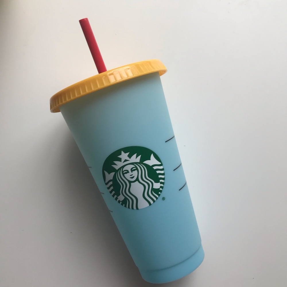 NEW! Starbucks Sky Color Changing Cold Cup